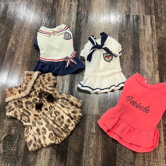 Other - Lots dog outfits sz S